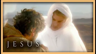 Anjo Gabriel vai ao encontro de Jesus no deserto | NOVELA JESUS