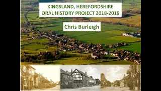 A conversation with Chris Burleigh for the Kingsland Oral History Project