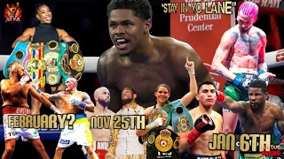 VERGIL ORTIZ RETURNS JAN 6TH VS FREDRICK LAWSON | HECTOR GARCIA VS LAMONT ROACH NOVEMBER 25TH CARD