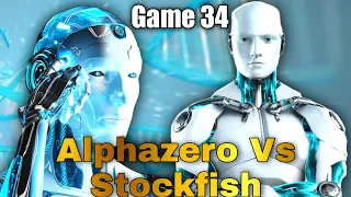 It takes 200 moves to defeat Stockfish as white vs Alphazero | alphazero vs Stockfish | Levy | chess