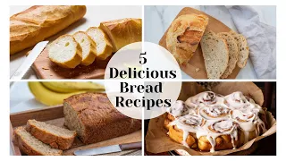 You Will NEVER Buy Bread Again! 5 Delicious Bread Recipes You Won't Be Able to Stop Eating!