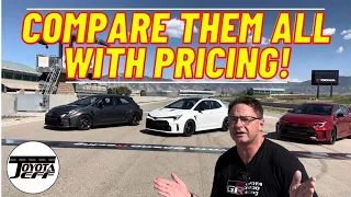 Comparing ALL 2023 GR Corolla Trim Levels - Pricing, Specs, More!