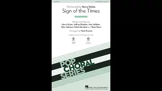 Sign of the Times (3-Part Mixed Choir) - Arranged by Mark Brymer