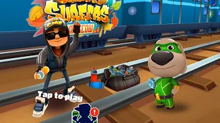 КТО КРУЧЕ? ГОВОРЯЩИЙ ПЕСИК БЕН - TALKING PUPPY BEN VS JAKE из игры SUBWAY SURFERS! IRL SOUND! #326