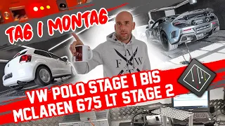 Montag | VW Polo Stage 1 bis McLaren 675 LT Stage 2 | mcchip-dkr