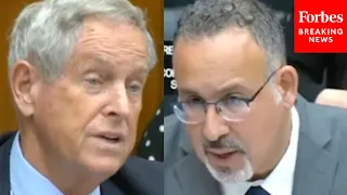 SHOCK MOMENT: Anti-Israel Protesters Interrupt Joe Wilson Questioning Cardona About Antisemitism