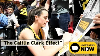 "The Caitlin Clark Effect" alive in Iowa City as she chases history