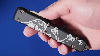 НОЖ MICROTECH ULTRATECH 122-13DCS DEATH CARD SIGNATURE USA