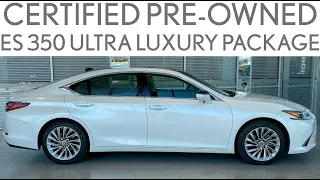 2019 Lexus ES 350 Ultra Luxury Package (L100251A) - Full Review and Walk Around