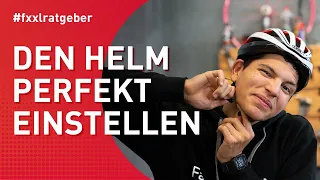 Fahrradhelm richtig einstellen - So geht's Schritt für Schritt