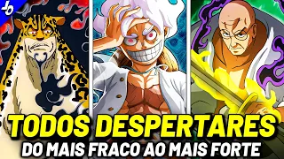 TODAS AS 23 AKUMA NO MI DESPERTADAS - DA MAIS FRACA A MAIS FORTE - ONE PIECE