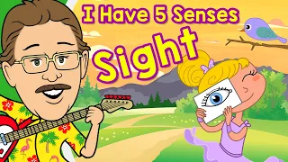 I Have 5 Senses | Sight | Jack Hartmann Sense of Sight