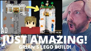 JUST AMAZING! Grian I Attempted to Recreate the BOATEM HOLE in LEGO! (REACTION!) Hermitcraft 8