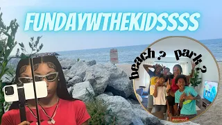 VLOGG// FUNDAYY W THE KIDDOS❤️… 😳😳 one of them fell in the water 😳.