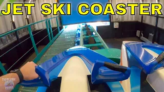 Wave Breaker (Jet-Ski Coaster) Front Seat POV 4K SeaWorld San Antonio