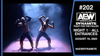 ALL ENTRANCES ─ AEW Dynamite: Fight For The Fallen─Night 1, August 16, 2023