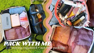 VLOG: packing for DC, what's in my travel makeup bag + how I stay organized