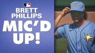 Baseball's funniest player?? Brett Phillips MIC'D UP during Spring Training game!