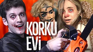 TİKTOKÇULARI KORKU EVİNDE KORKUTTUK! ft. @muratabigf