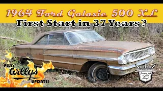 First Start in 37 Years? 1964 Ford Galaxie 500 XL Resurrection: Plus 1961 Willy's Jeep Update!