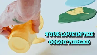 Your Love In The Color Thread ( Deine Liebe im Farbfaden ) | Art of Namo Herz