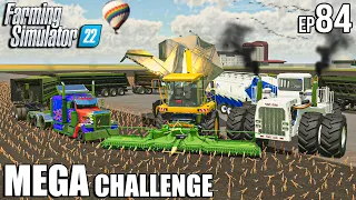 BIG Silage HARVEST Operation with KRONE + 2.500.000L | MEGA Challenge | Farming Simulator 22 #84