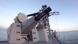 30mm Goalkeeper CIWS Live Fire