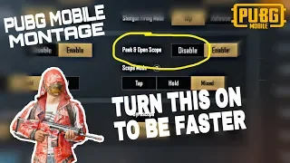 This one Setting can really make you FASTER || PUBG MOBILE MONTAGE || KalviN Pubg