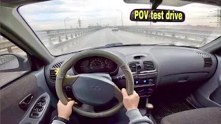 2006 Hyundai Accent (1.5 MT) 102hp,,, POV Test Drive