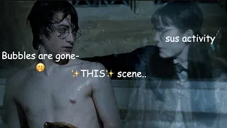 I edited the Moaning Myrtle bathroom scene