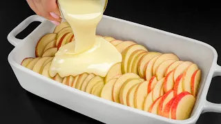 Pour the apples with condensed milk! The Best Winter Desserts for the Holidays!