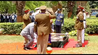 president Jacob Zuma attends the funeral service of Mr Hermanus Loots