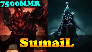 Dota 2 - SumaiL 7500 MMR Plays Shadow Fiend And Phantom Assassin - Ranked Match Gameplay!