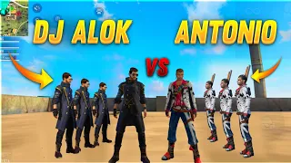 DJ ALOK VS ANTONIO FACTORY CHALLENGE 😂| 4 VS 4 WHO WILL WIN ?#factoryfreefire