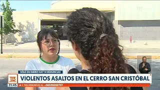 Asaltos en Cerro San Cristóbal: Menores de edad usan armas para robar bicicletas