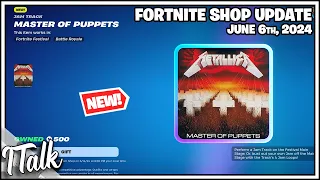 *NEW* MASTER OF PUPPETS JAM TRACK! Fortnite Item Shop [June 6th, 2024] (Fortnite Chapter 5)