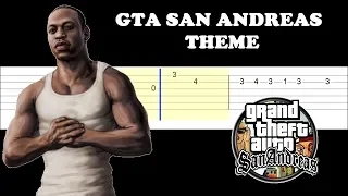 Gta San Andreas Theme (Easy Guitar Tabs Tutorial)