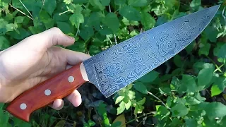 Knife making - Damascus kitchen knife