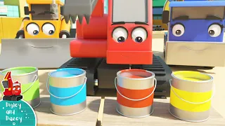 Learn Colours - Construction Cartoons for Kids | Digley and Dazey