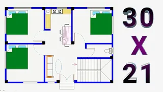 30*21 house plan | 30*21 house plan west facing | 30*21 house design | 30*21 small house design