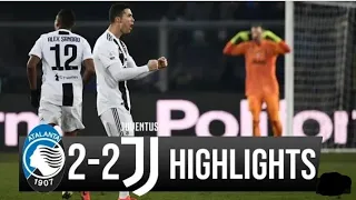 Atalanta 2-2 Juventus | Ronaldo Scores Dramatic Equaliser For 10-Man Juve|27 Desember 2018 Serie A