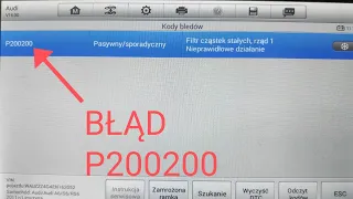 Błąd P200200,  Audi A6 C7 2.0 TDI wymiana chłodniczki spalin,