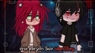 gcmm《one person two identities..》《GCMM-GCM 》gcm | og✅️ | gacha club mini movie| 🧛‍♂️🦇 || desk!!!|