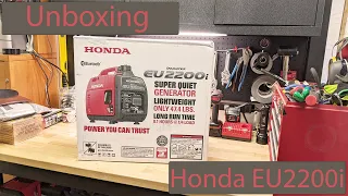 Unboxing Honda EU2200i Generator