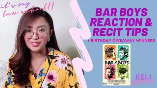 Lawyer Reacts to Bar Boys Movie + Recitation Tips | Law School Tips Philippines | Keij Ejercito