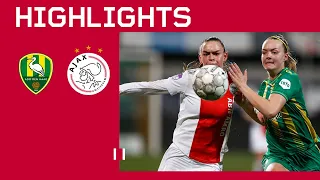 Not enough 😫 | Highlights ADO Den Haag Vrouwen - Ajax Vrouwen