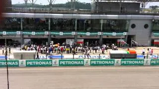 2014 Formula 1 Malaysia GP Pit-Stop Practice