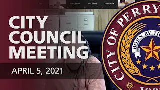 City Council Meeting - April 5, 2021