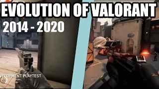 EVOLUTION OF VALORANT FROM 2014 - 2020 !!