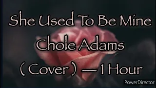 She Used To Be Mine | Chole Adams | Tiktok Cover | Lyrics | 1 hour